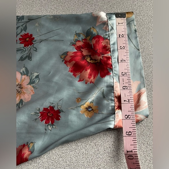 David’s Bridal Dusty Blue Satin Feel Robe Size L/XL - Picture 11 of 13